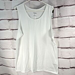 Goodfellow Co Medium Mens Tank Top White 5 Pack SZ XL Cotton Blend Undershirt